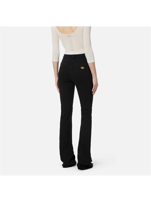 Jeans a zampa con taschini ELISABETTA FRANCHI | PJ22N61E2/110